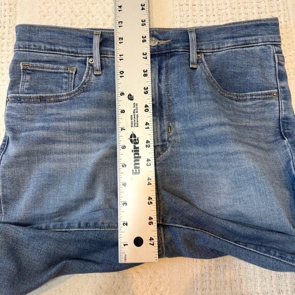 Levi's 29 724 high rise straight crop distressed stretch jeans J1 2745 - Picture 11 of 12